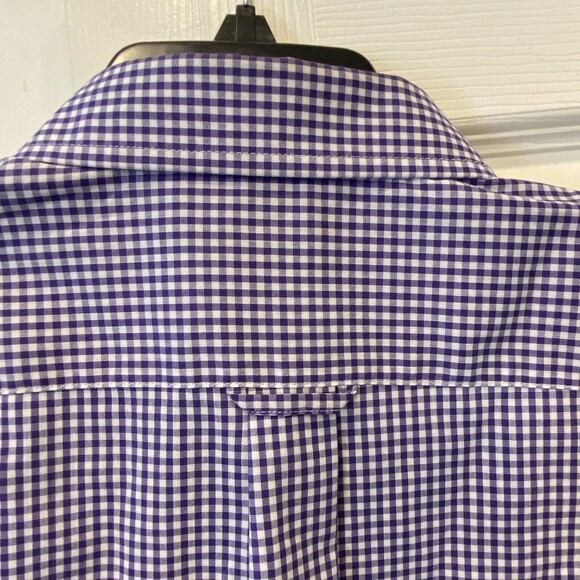 IZOD Men's BCheck Shirt Button Up LARGE Natural Stretch Long Sleeve NWOT - Picture 4 of 14